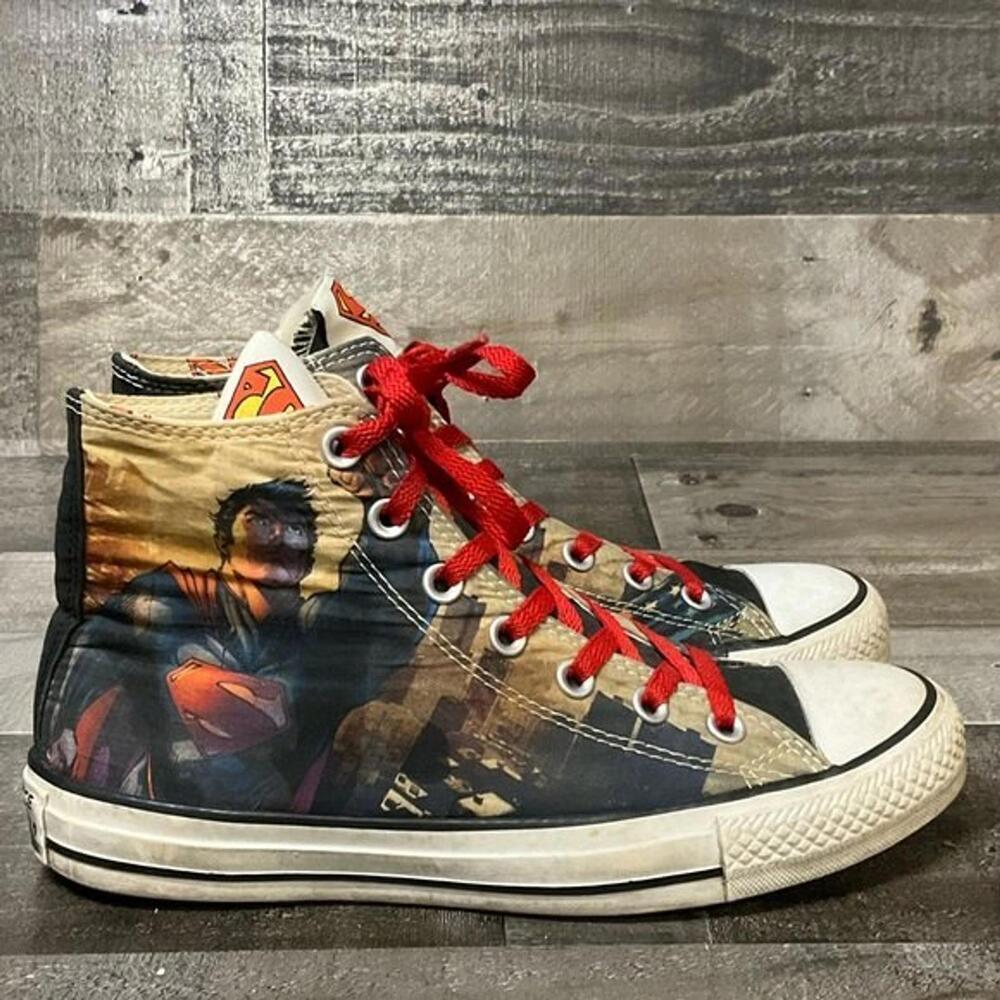 Converse Chuck Taylor All Star High Top DC Comics Superman Men’s Size 6